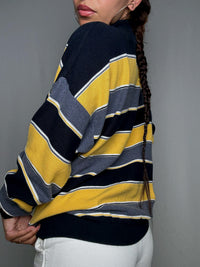 Pull d'été rayé L vintage
