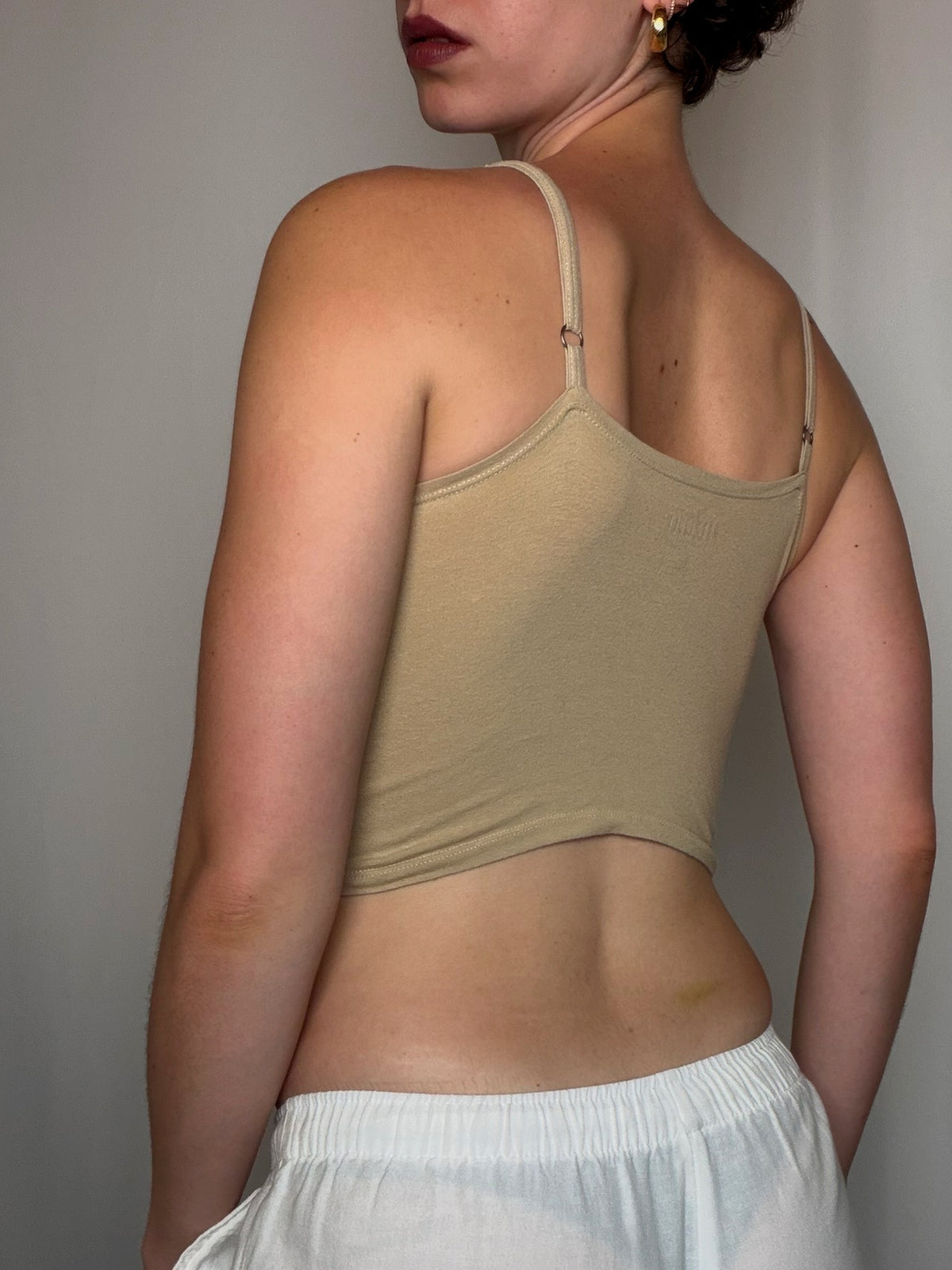 Top facon corset beige Hollister S vintage