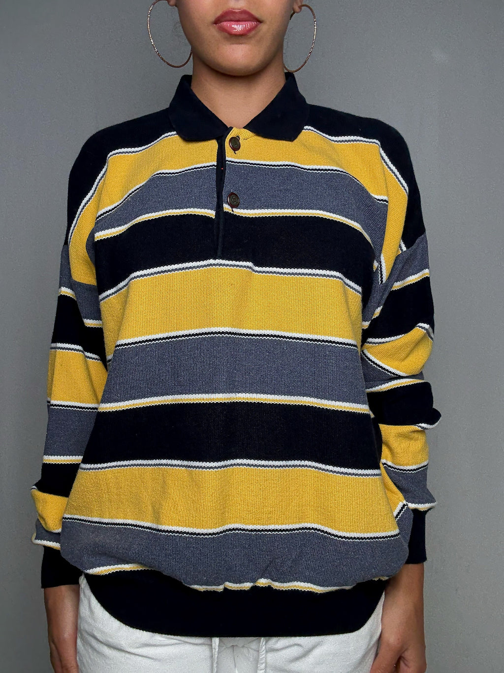 Pull d'été rayé L vintage