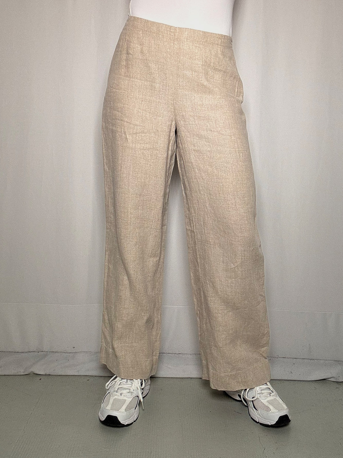 Pantalon en daim beige avec détails S/M vintage
