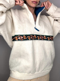 Vintage Cream M/L Thick Pocket Fleece