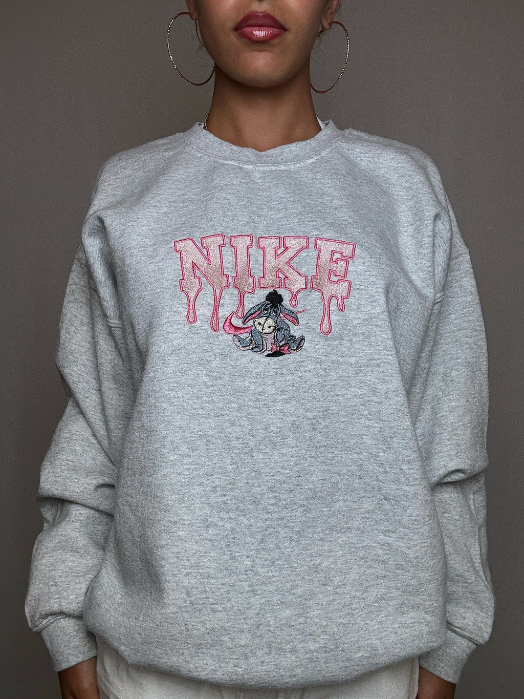 Sweat brodé Nike x Bouriquet L vintage
