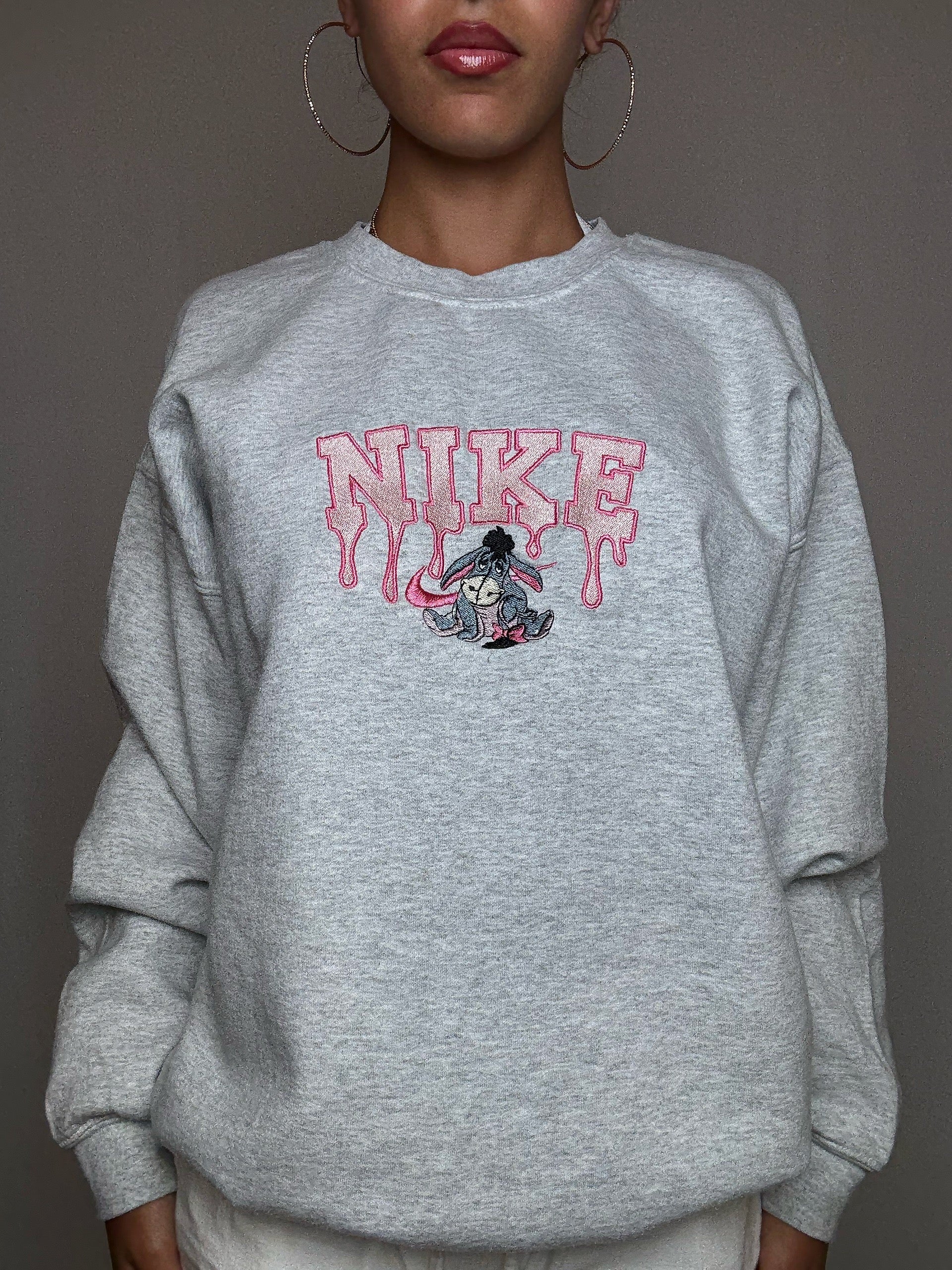 Sweat brodé Nike x Bouriquet L vintage