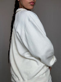 Sweat brodé crème Taz S/M vintage