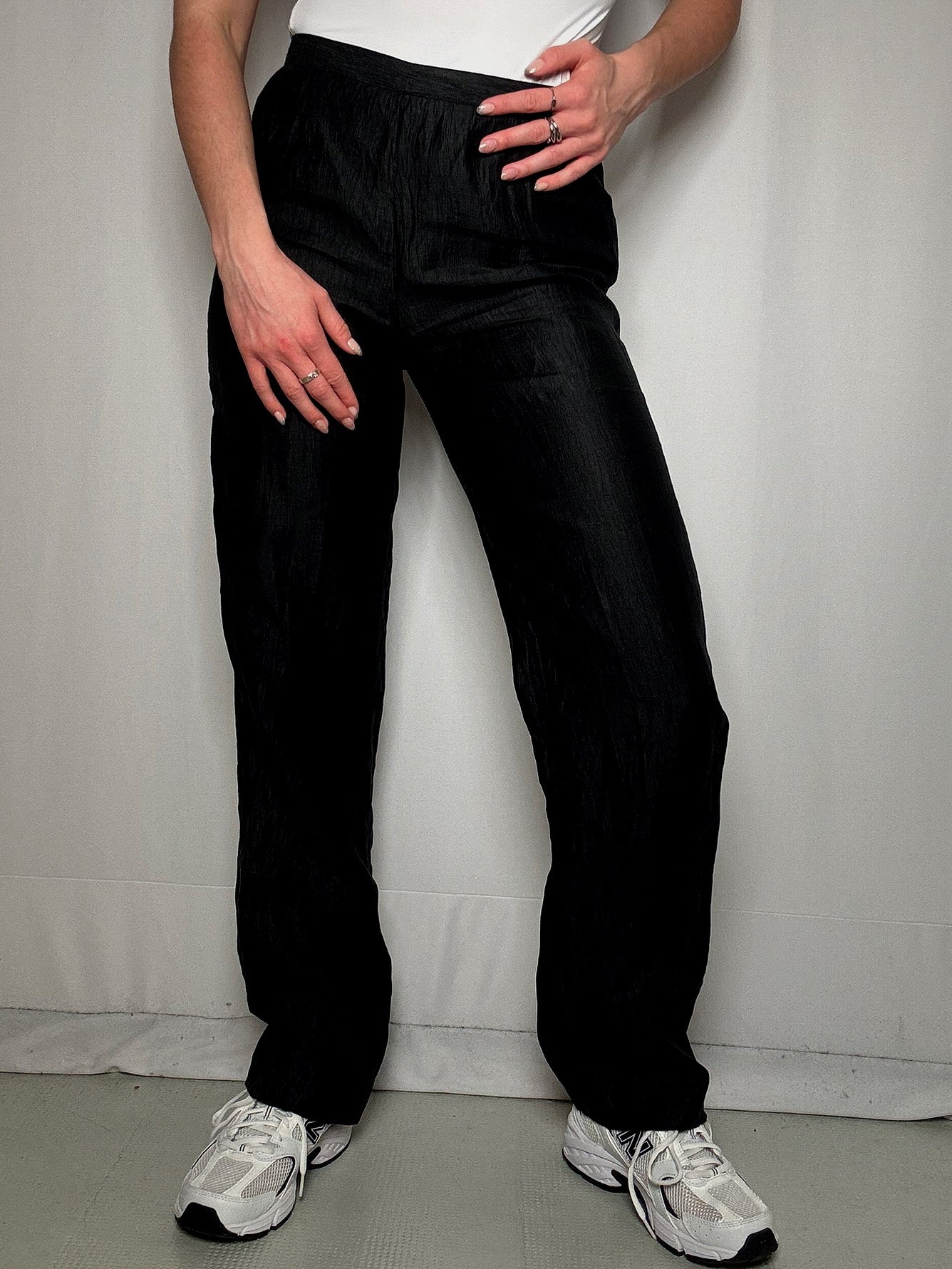 Pantalon léger noir M vintage