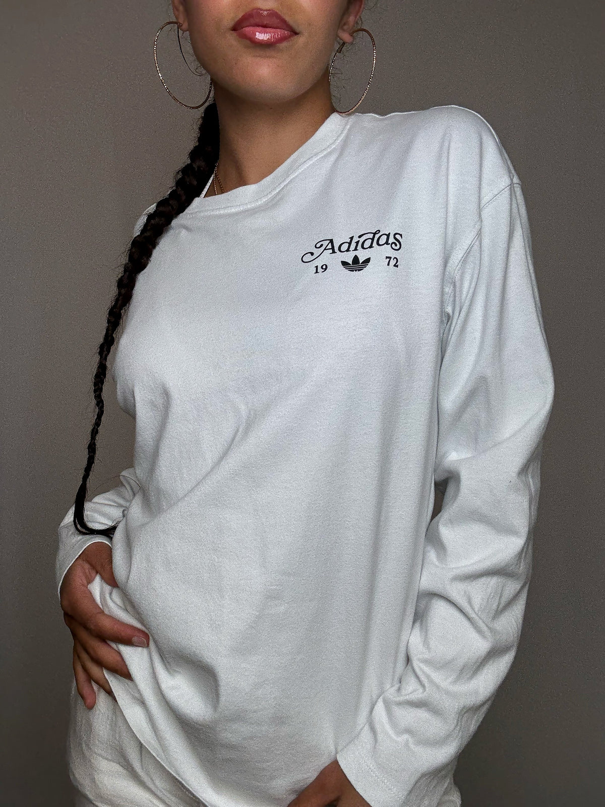 Tshirt manches longues Adidas M vintage