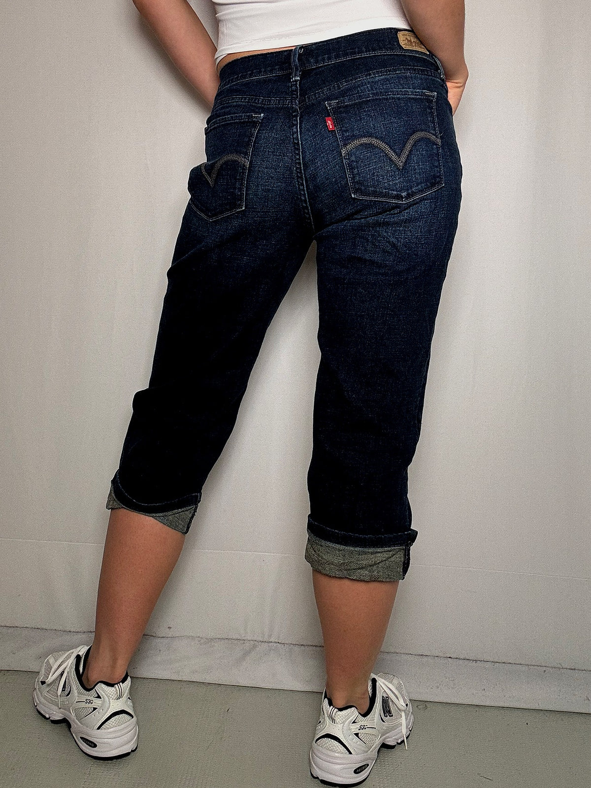 Levi's Caprihose aus Denim S/M Vintage