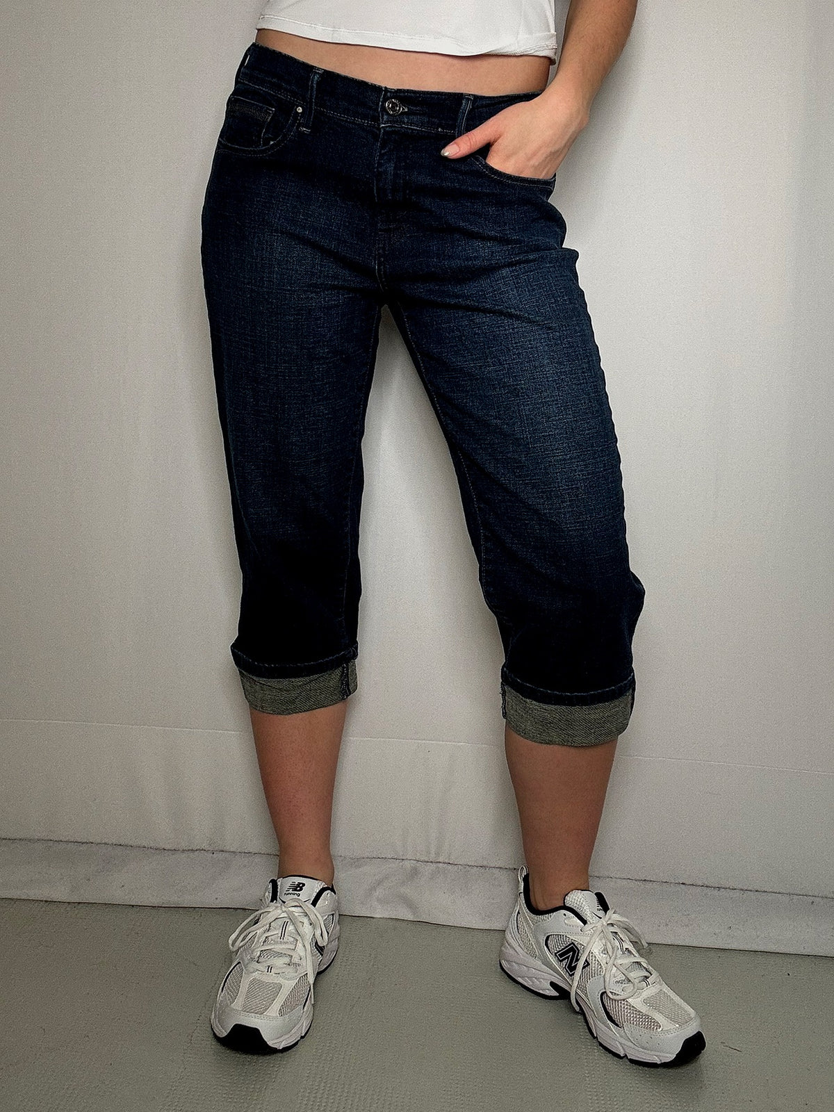 Levi's Caprihose aus Denim S/M Vintage