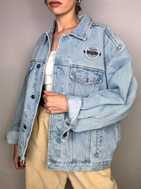 Vintage Wampum leichte Jeansjacke 