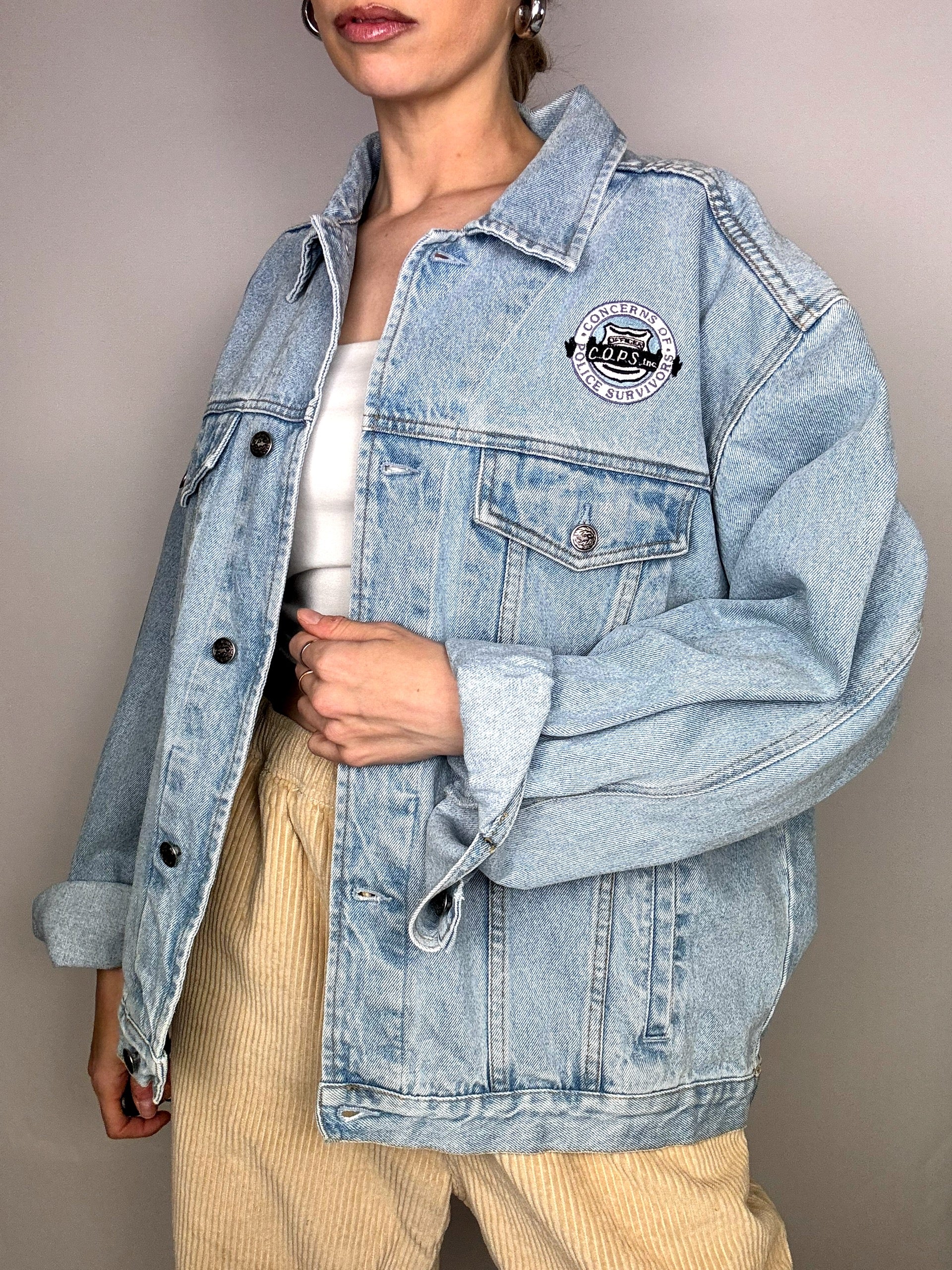 Vintage Wampum leichte Jeansjacke 