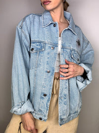 Vintage Wampum leichte Jeansjacke 