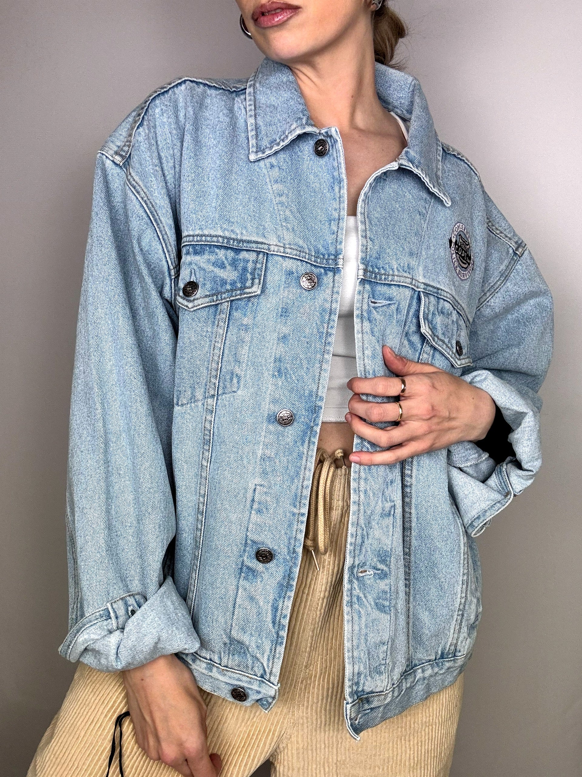 Vintage Wampum leichte Jeansjacke 