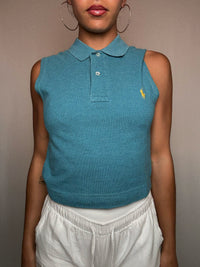 Polo sans manches Ralph Lauren S/M vintage