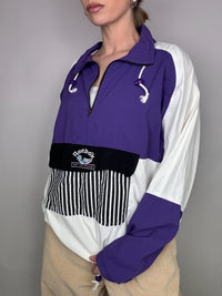 Vintage REEBOK XL Purple Nylon Jacket