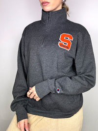 Navy sweatshirt SYRACUSE x CHAMPION M vintage