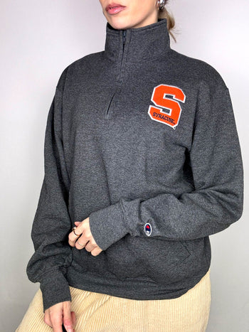 Sweat marine SYRACUSE x CHAMPION M vintage