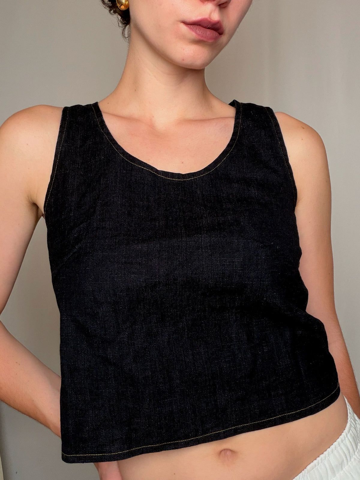 Vintage Jeans-Top Größe S
