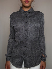 Cardigan à paillettes M/L vintage
