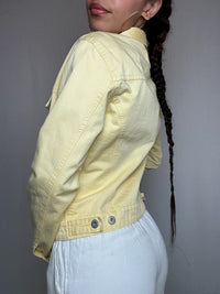 Veste en jean jaune GAP M vintage
