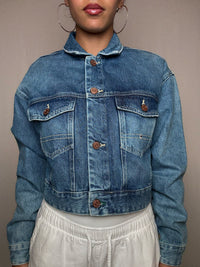 Veste en denim Tommy Hilfiger S vintage