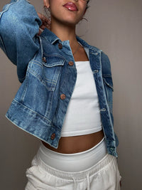 Veste en denim Tommy Hilfiger S vintage