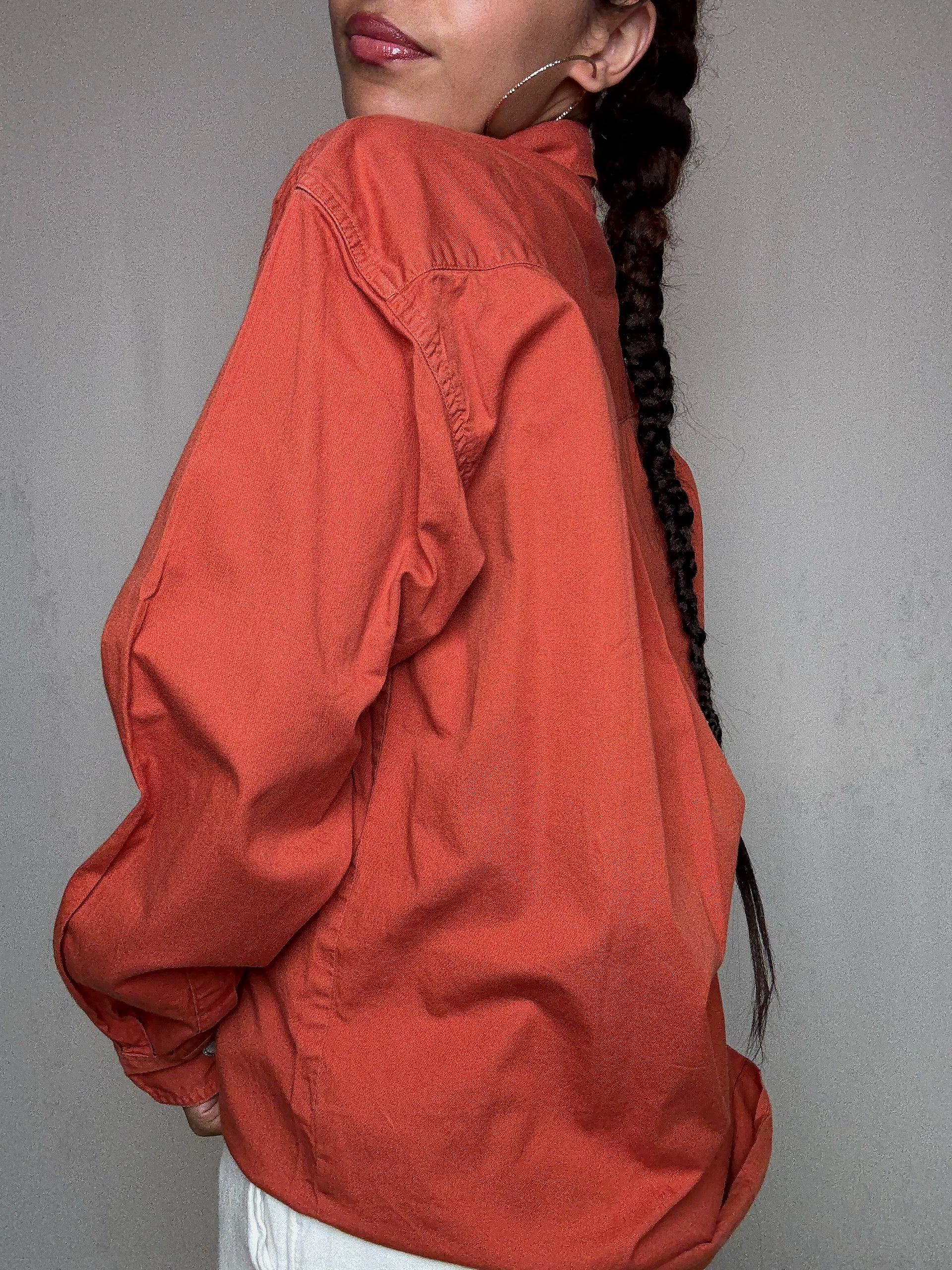 Chemise terracota M/L vintage