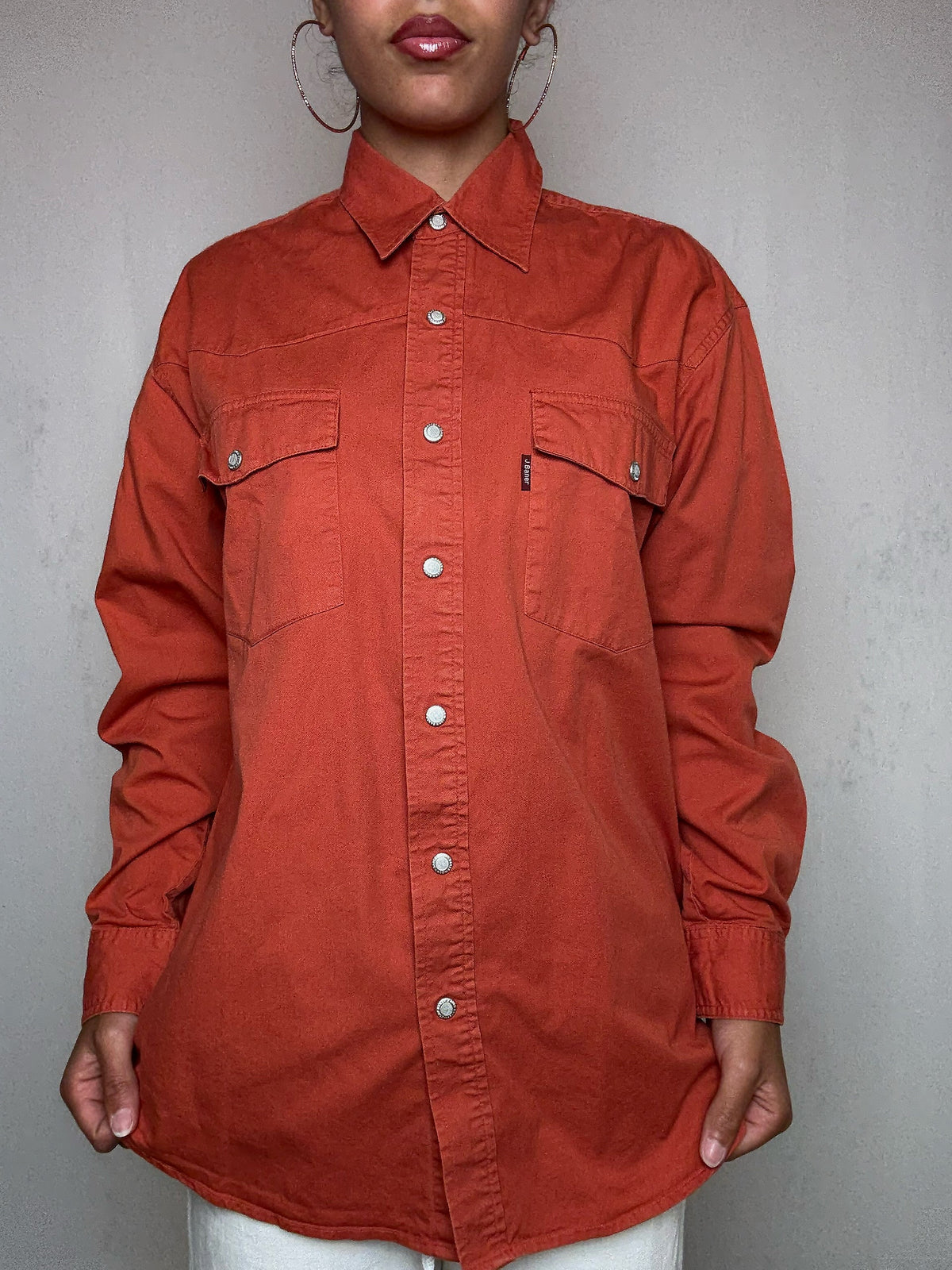 Chemise terracota M/L vintage