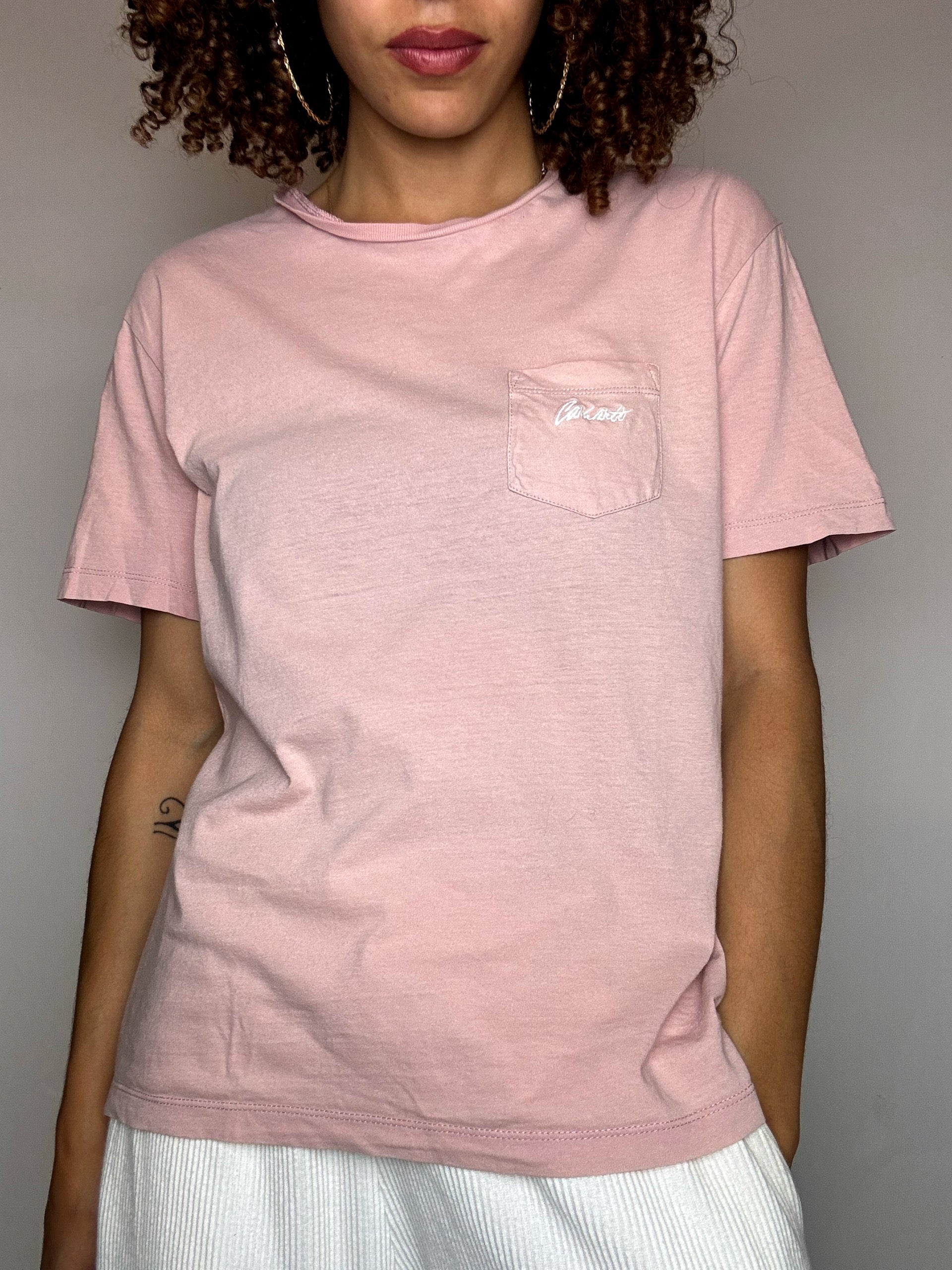ADIDAS S/M vintage beige long-sleeved crop top