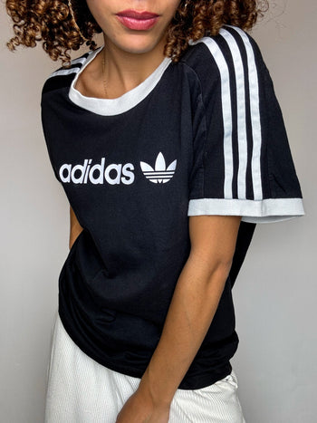 Tee shirt noir ADIDAS M vintage