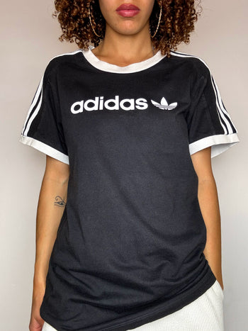 Tee shirt noir ADIDAS M vintage