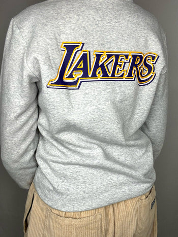 ADIDAS x NBA S/M Vintage Grauer Hoodie