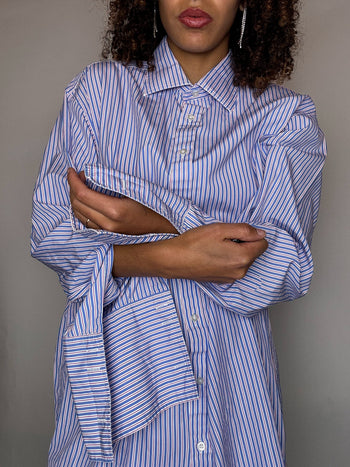 Chemise rayée THOMAS PINK L/XL vintage