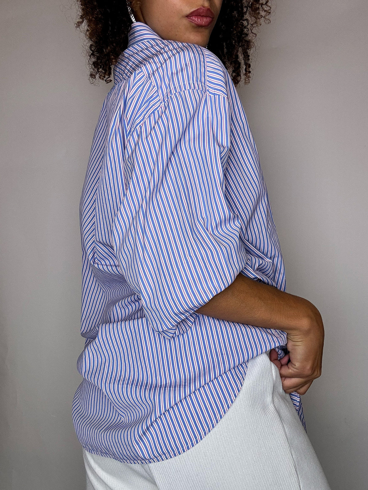 Chemise rayée THOMAS PINK L/XL vintage