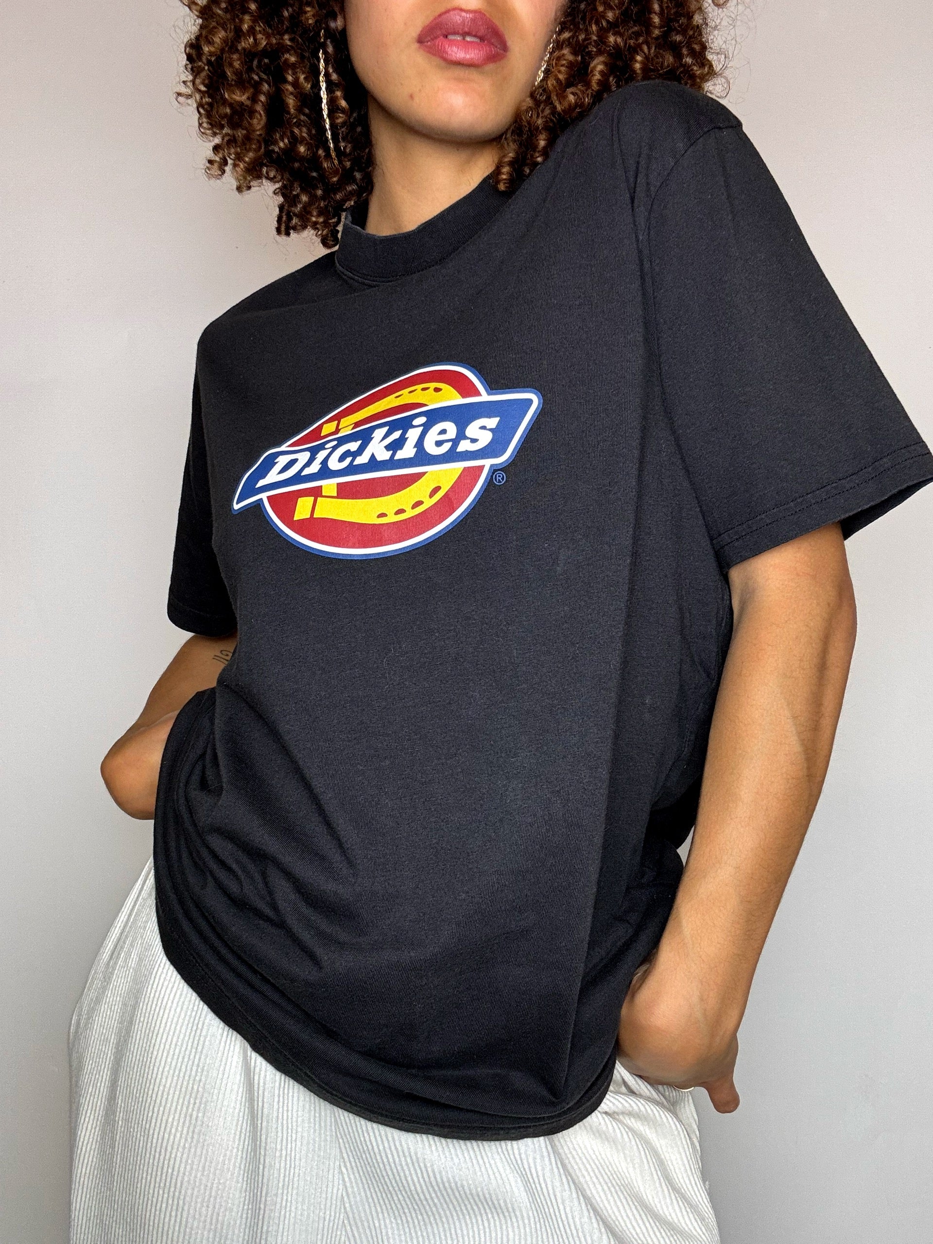 Tee shirt noir DICKIES M vintage