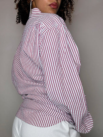 Chemise rayée TOMMY HILFIGER L vintage