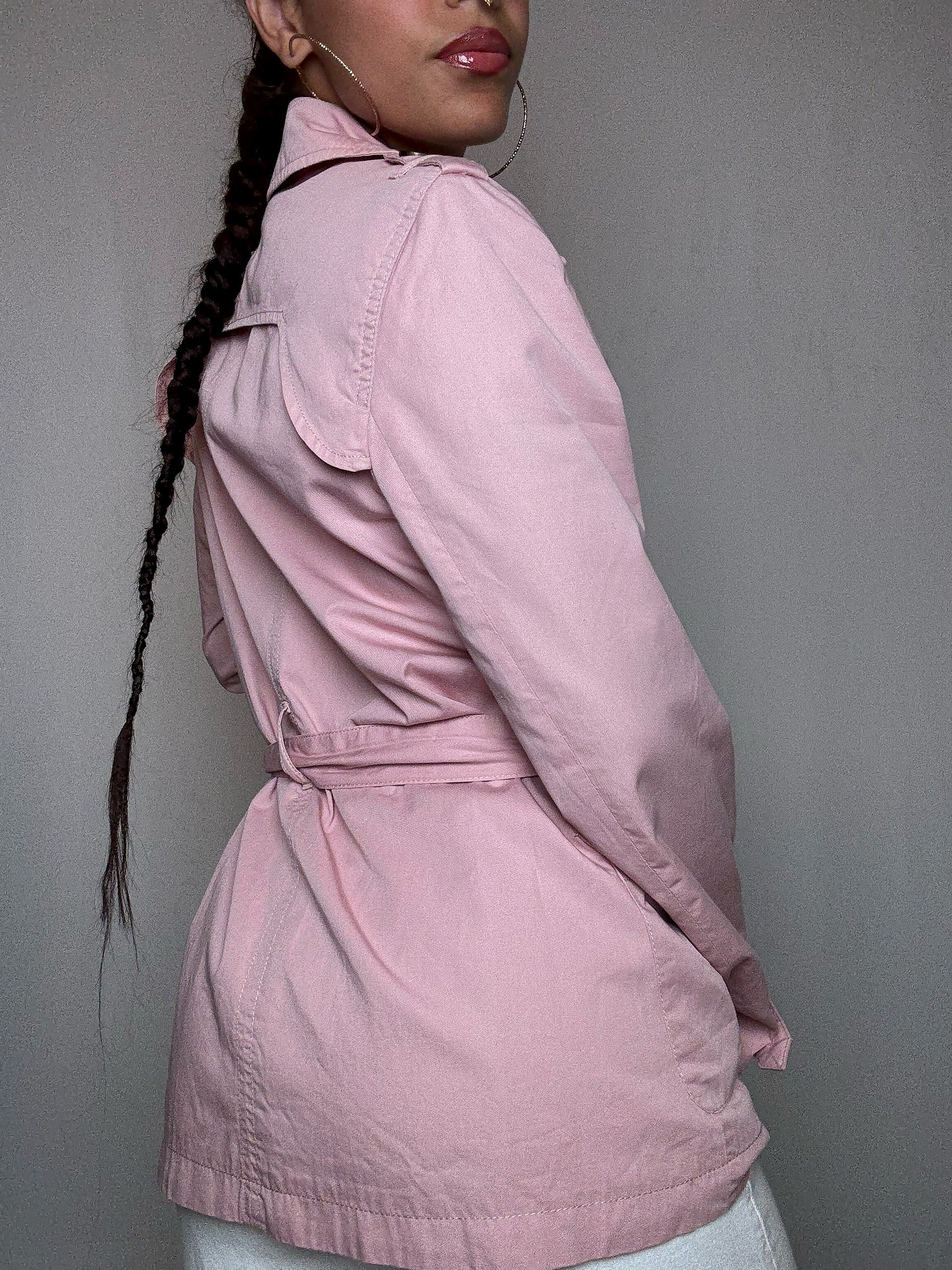 Trench rose M vintage