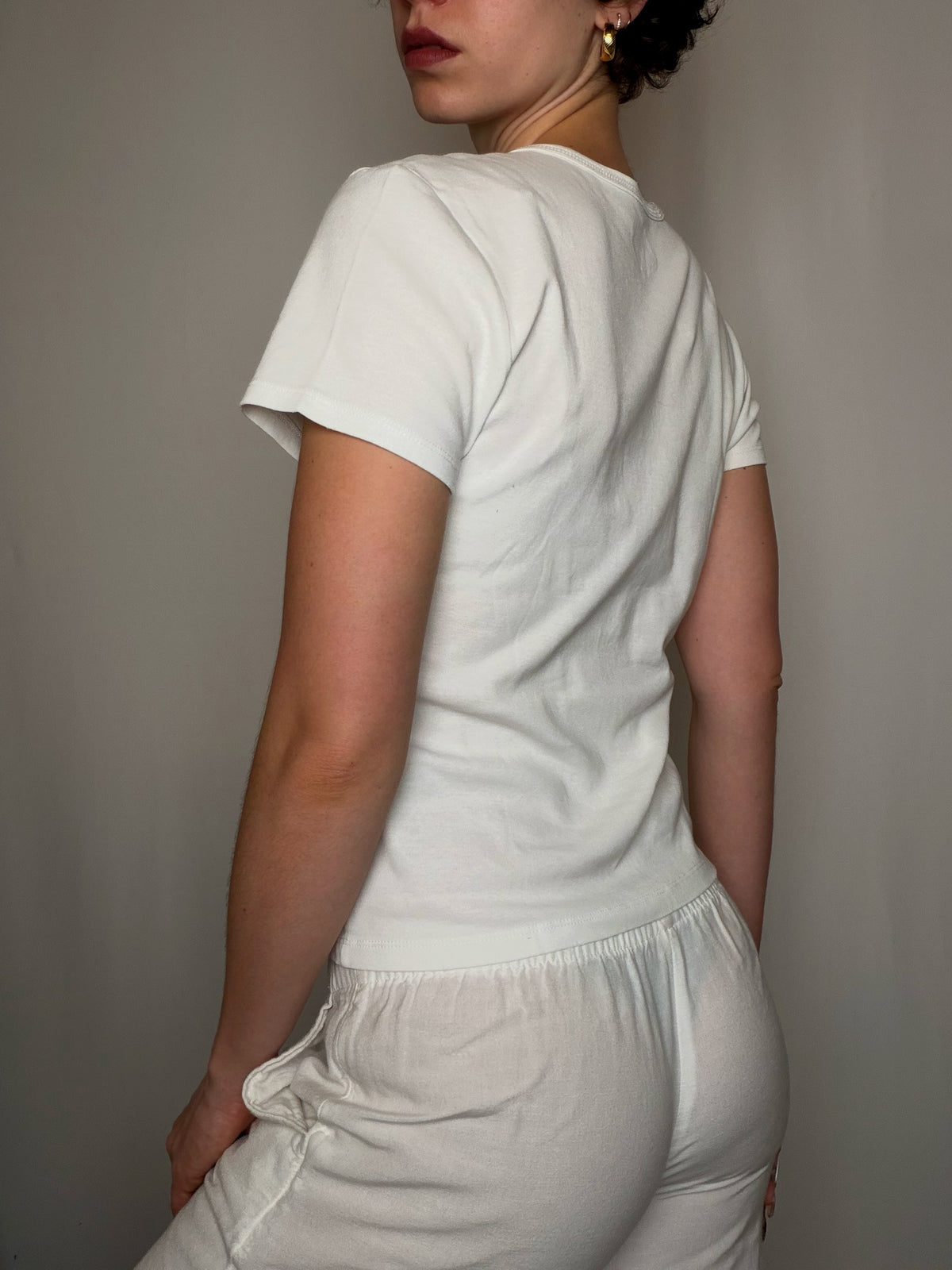 Tshirt blanc polo Ralph Lauren L vintage