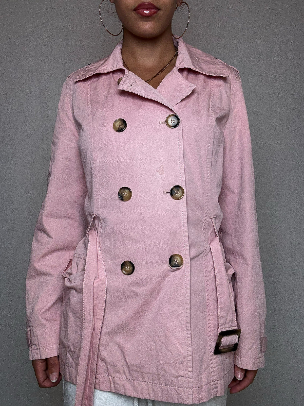 Trench rose M vintage