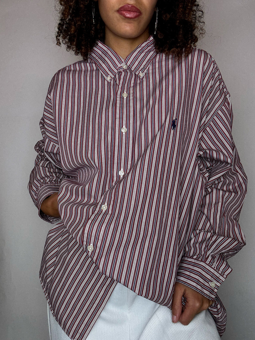 RALPH LAUREN striped shirt XXL vintage