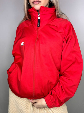 Veste en nylon rouge CHAMPION M vintage