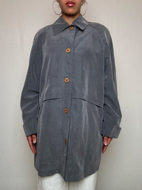 Trench gris L vintage