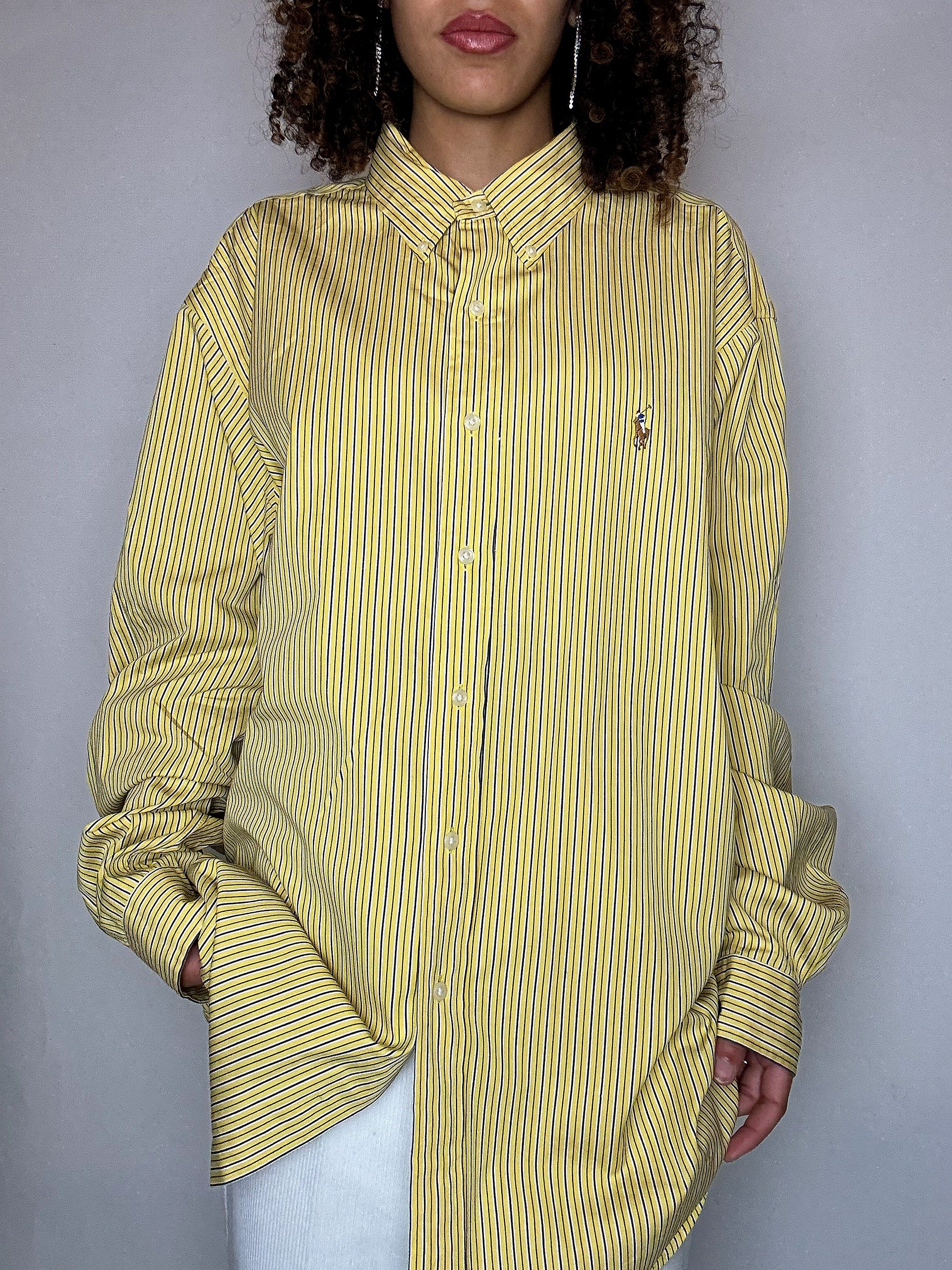 Chemise rayée RALPH LAUREN XXL vintage