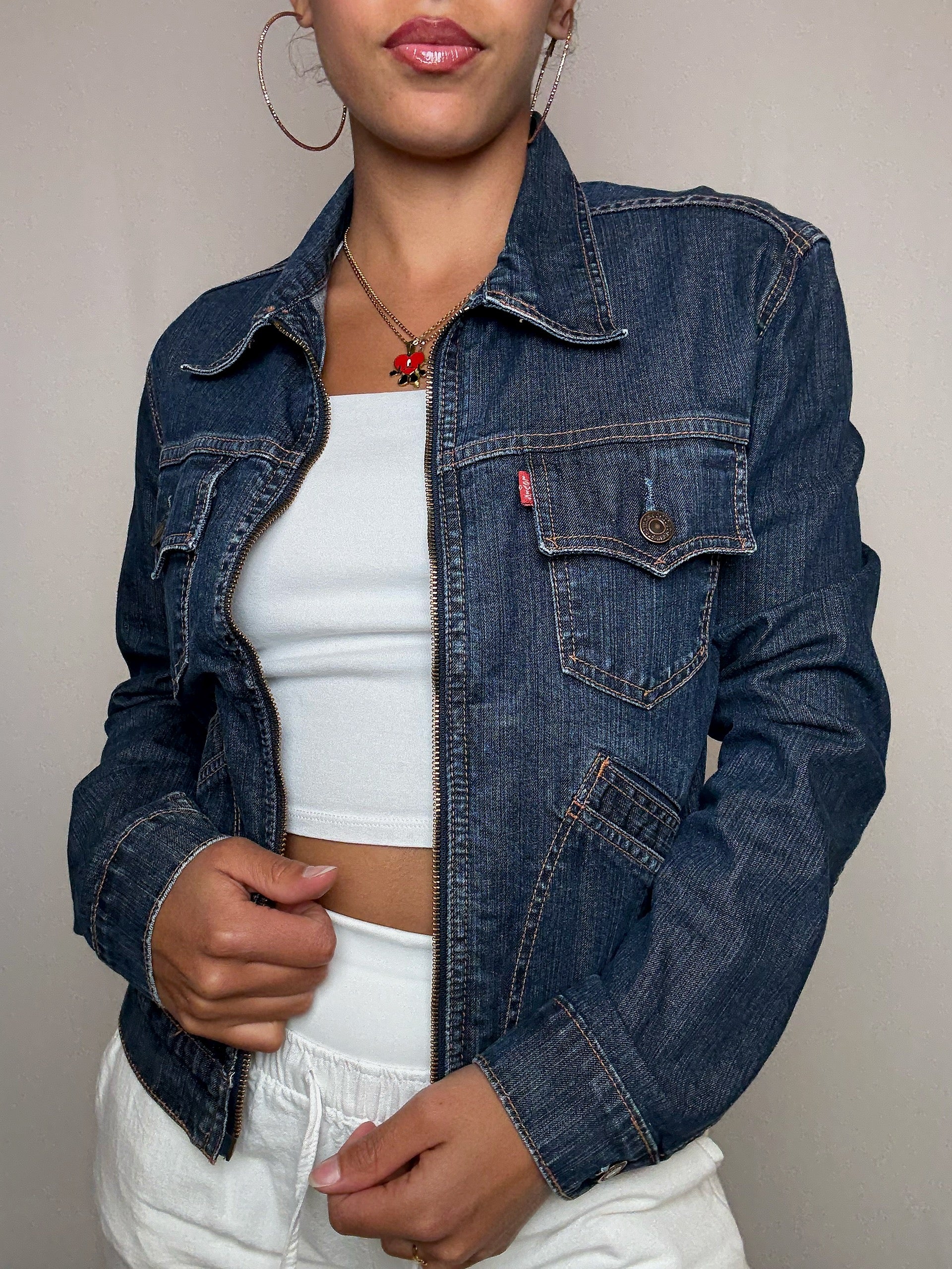 Veste en denim Levi's L vintage