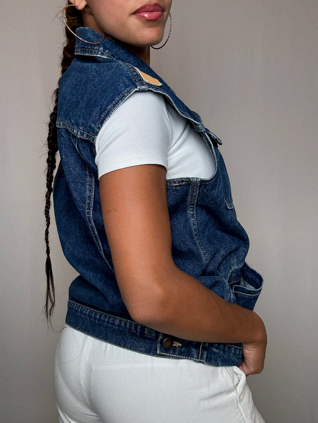 Gilet en denim XL vintage