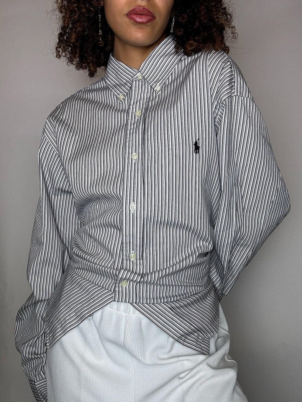 RALPH LAUREN striped shirt XL vintage