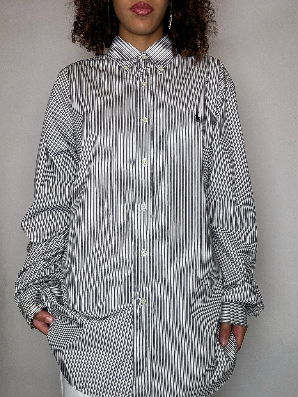 RALPH LAUREN striped shirt XL vintage