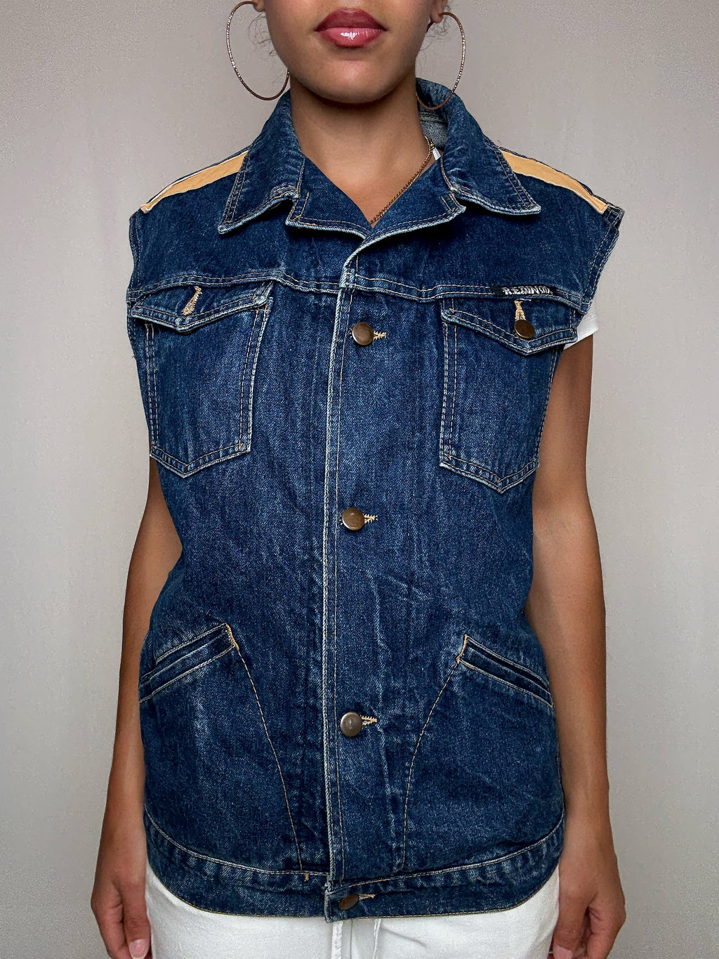 Gilet en denim XL vintage