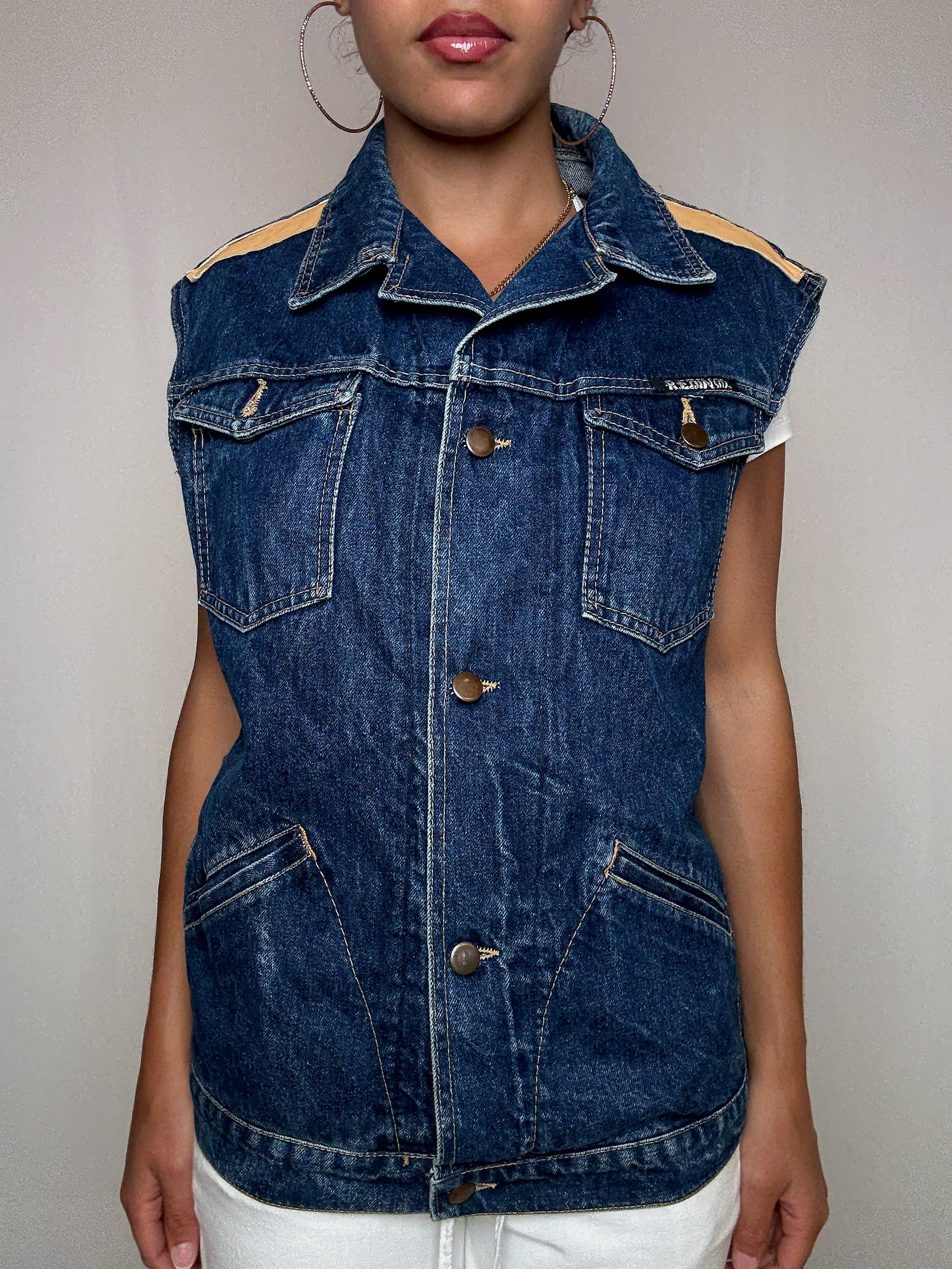 Gilet en denim XL vintage