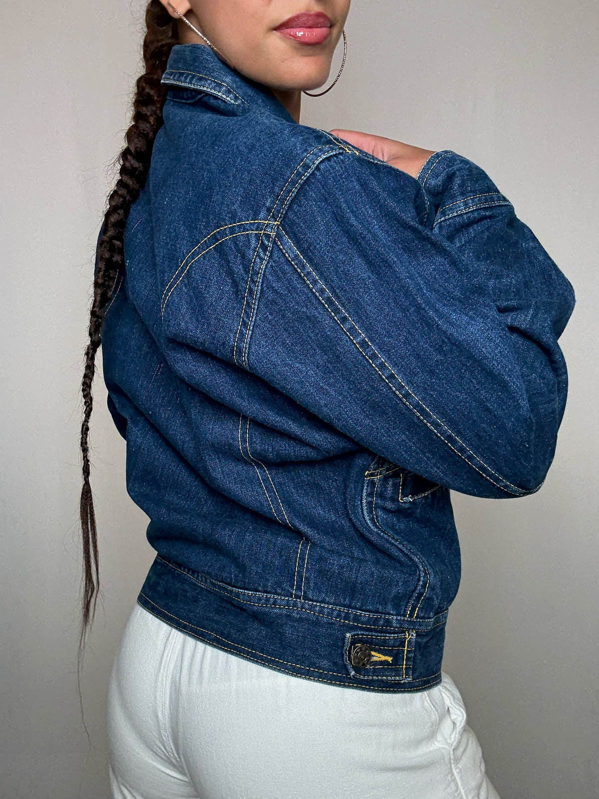 Veste en denim brut M vintage