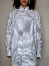 RALPH LAUREN XL vintage plaid shirt